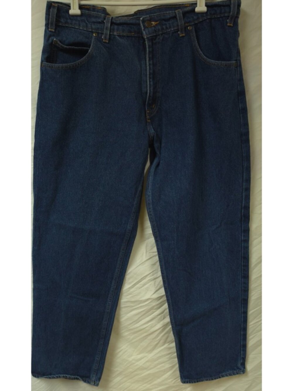 Prison Blues PRSN BLU Mens 40x32 Dark Wash Relaxed Heavyweight Made in USA Jeans